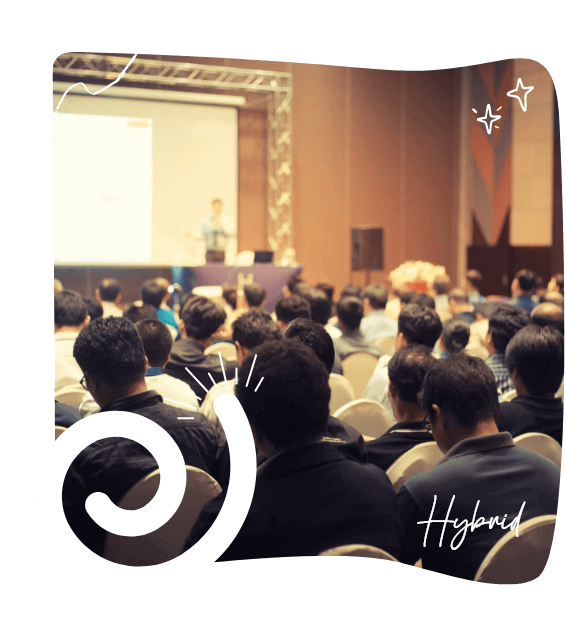 Hybrid event software | Hybrid conference platform - Evenuefy 
